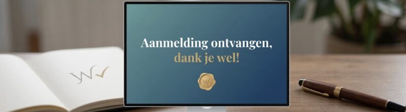 AANMELDING ontvangen